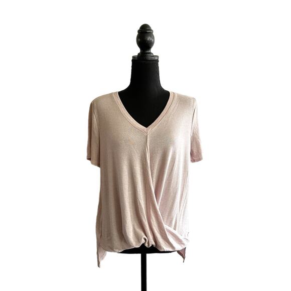 Calvin Klein Pink V-neck Top, Medium, Pre-owned - Picture 1 of 5